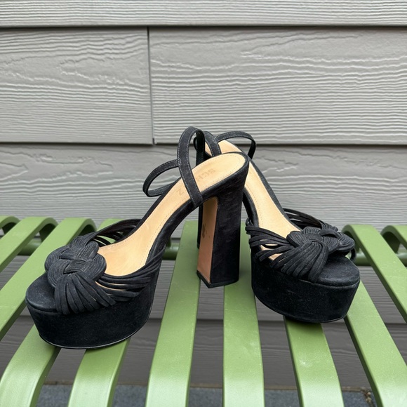 SCHUTZ Shoes - Schutz 5.5 Black Platform Heels